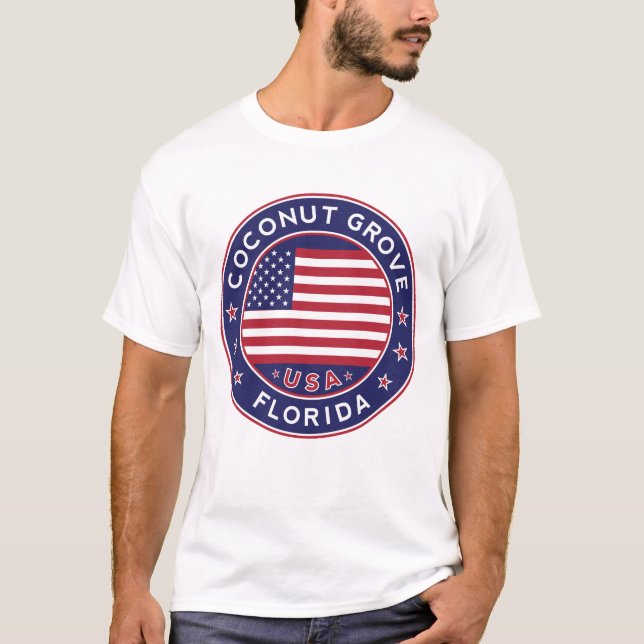 Miami Coconut Grove T-Shirt (Front)