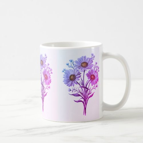 Miami colourful daisy  coffee mug
