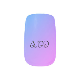 Miami Cornflower Blue Minx Nail Art