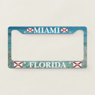Miami Customizable License Plate Frame