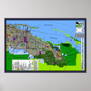Miami-Dade County Land Use Plan Poster