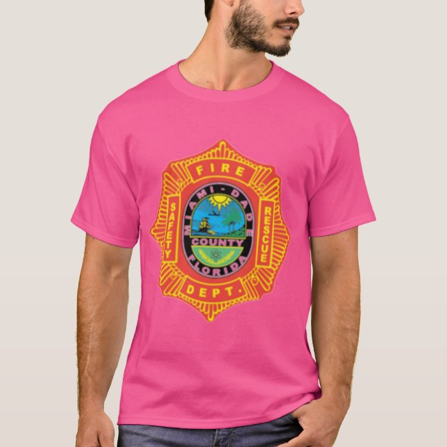 Miami Dade Fire Department Logo T-Shirt (Front)