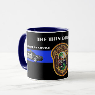 Miami-Dade The Thin Blue Line Combo Mug