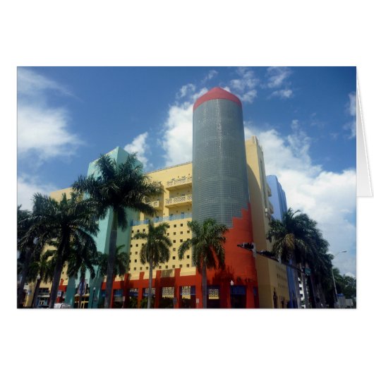 miami deco colors cards (Front Horizontal)