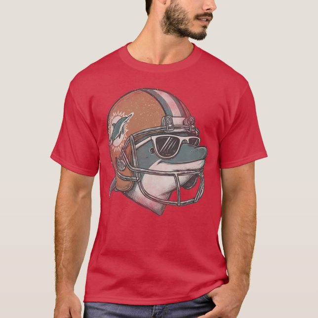 Miami Dolphins s Miami Football Mascot M5175 gift T-Shirt (Front)