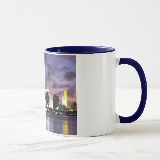 Miami Evening Skyline Coffee Mug (Right)