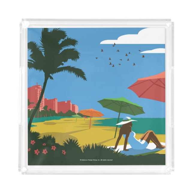 Miami, FL Acrylic Tray (Front)