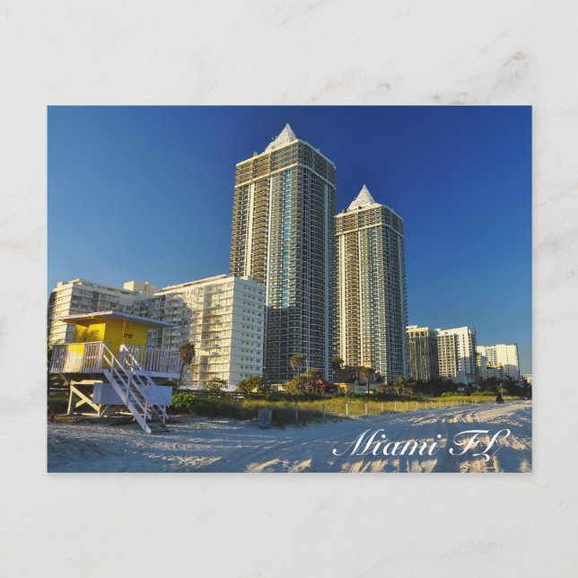 Miami FL Postcard (Front)