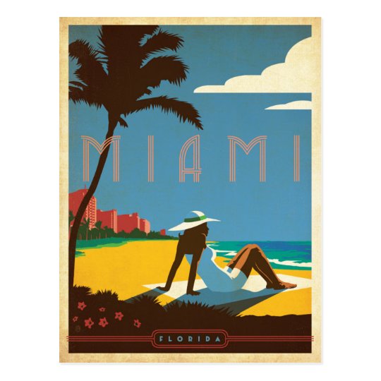 Miami, FL Postcard
