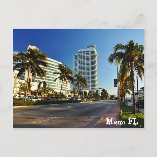 Miami FL Postcard