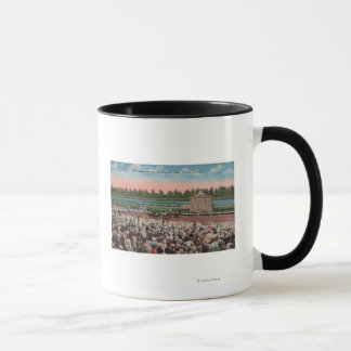 Miami, FL - View of Hialeah Park with Horse Mug