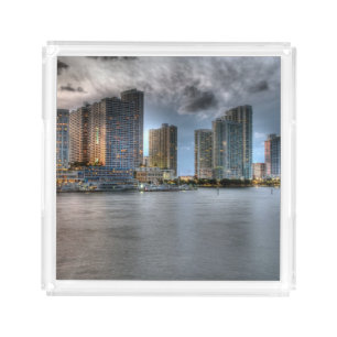 Miami, Florida Acrylic Tray
