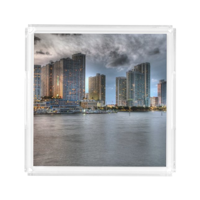 Miami, Florida Acrylic Tray (Front)
