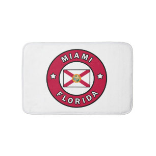 Miami Florida Bath Mat