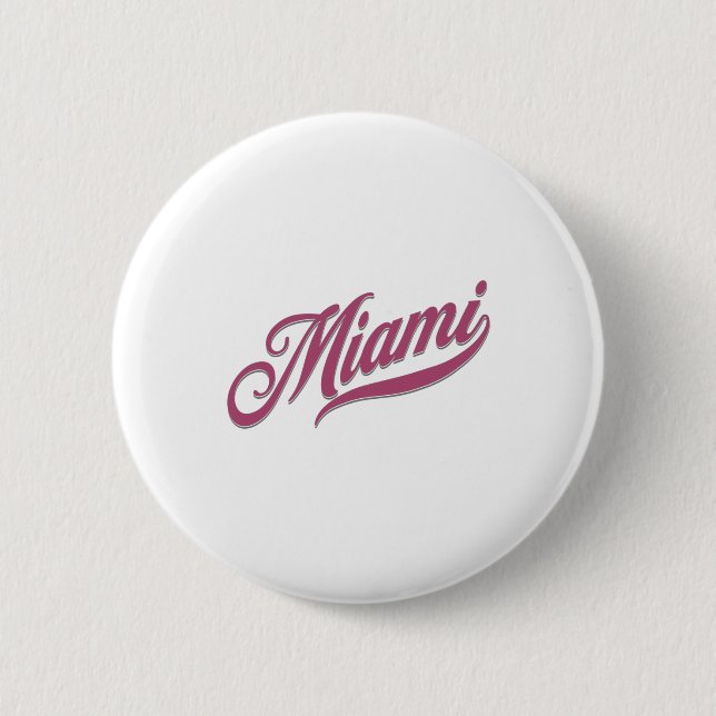 Miami Florida Button (Front)