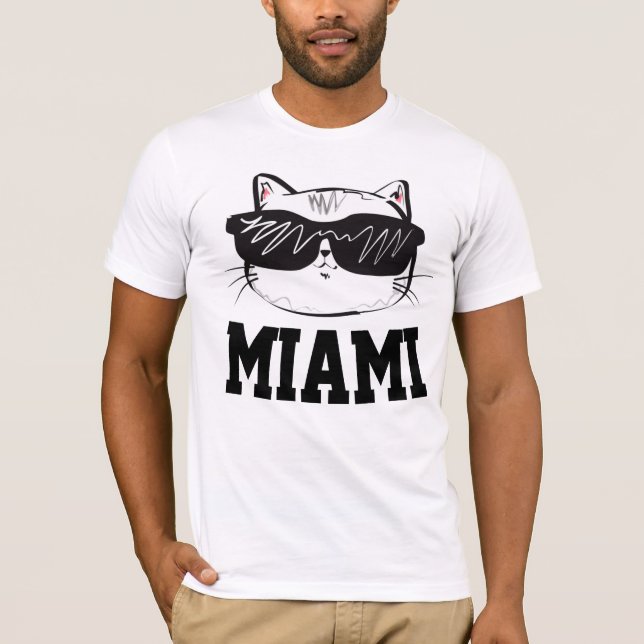 MIAMI  Florida Cat T-shirts & HOODIES (Front)