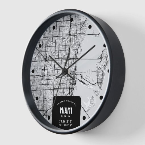 Miami Florida City Map Clock - Miami Florida City Map Clock R6a35a87296d044b8945e8e3fd9f9ec0a Sysr9 8byvr 510