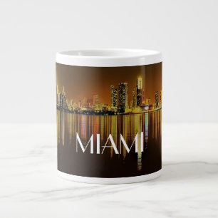 Miami Florida Cityscape Giant Coffee Mug