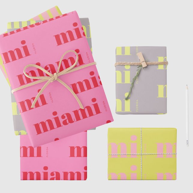 Miami Florida gift wrapping supply  Paper Sheets (Creator Uploaded)