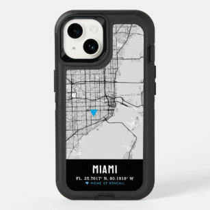 Miami, Florida Home Locator OtterBox iPhone Case