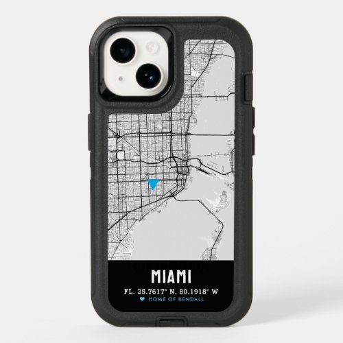 Miami Florida Home Locator OtterBox iPhone Case