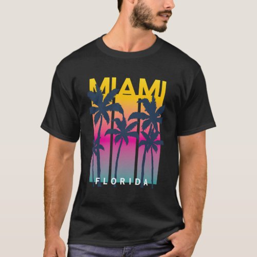 Miami Florida I Love Miami Miami T_Shirt