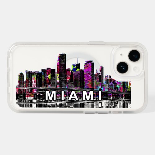 Miami Florida in graffiti OtterBox iPhone 14 Case