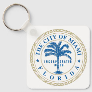 Miami Florida Keychain