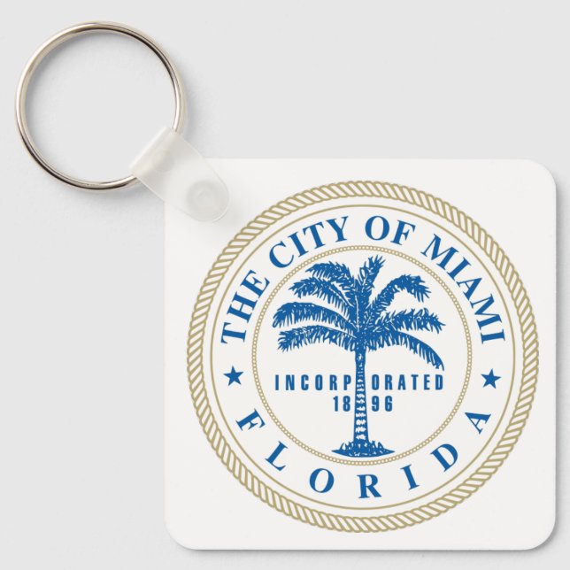 Miami Florida Keychain (Front)