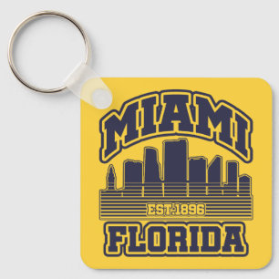 Miami,Florida Keychain