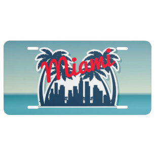 Miami Florida License Plate