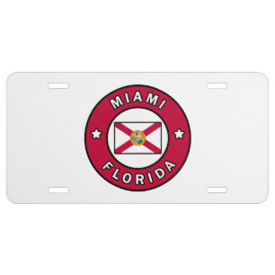 Miami Florida License Plate