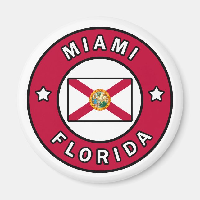 Miami Florida Magnet (Front)