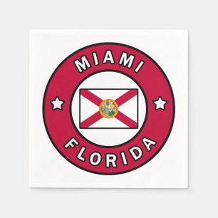 Miami Florida Napkins