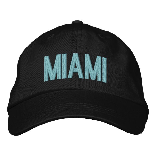 Miami Florida Personalized Adjustable Hat (Front)