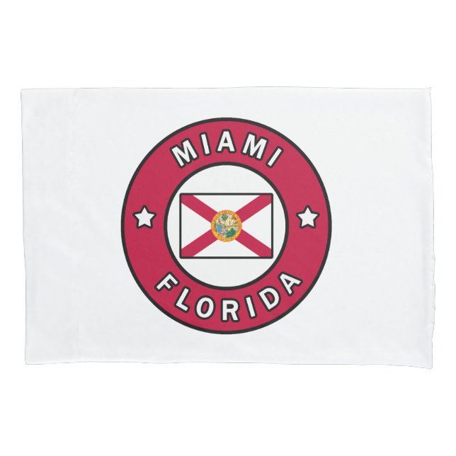 Miami Florida Pillow Case (Front)