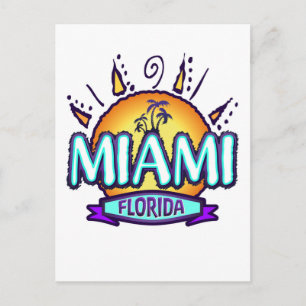 Miami, Florida Postcard