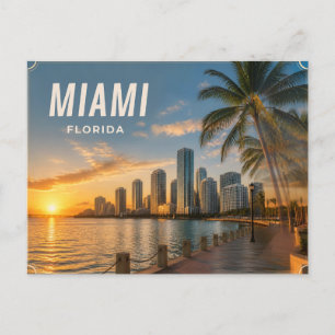 Miami Florida Postcard