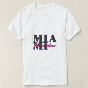 Miami Florida – Retro Bold Typography Graphic T-Shirt