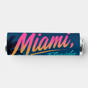 Miami Florida Retro Neon Sunset Travel Breath Savers® Mints