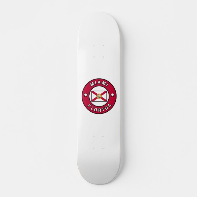 Miami Florida Skateboard (Front)