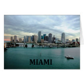 Miami Florida Skyline (Front Horizontal)