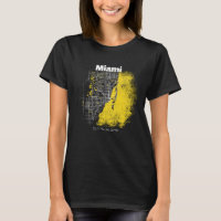 Miami Florida Street Map Hometown Pride Souvenir