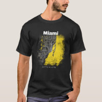 Miami Florida Street Map Hometown Pride Souvenir