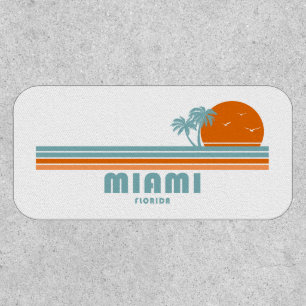 Miami Florida Sun Palm Trees Patch