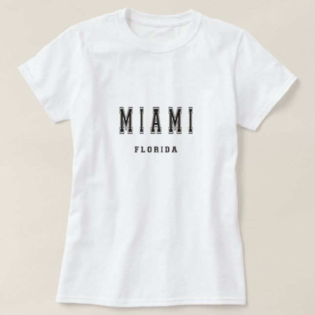 Miami Florida T-Shirt (Design Front)