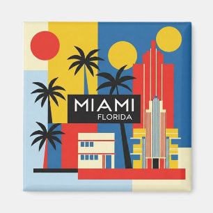 Miami Florida Travel Magnet