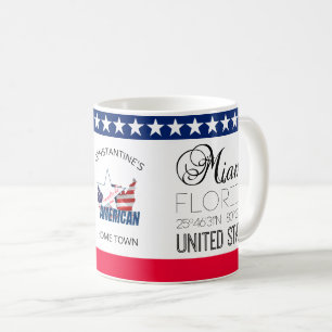Miami, Florida, United States elegant Coffee Mug