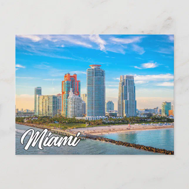 Miami, Florida, United States Postcard | Zazzle