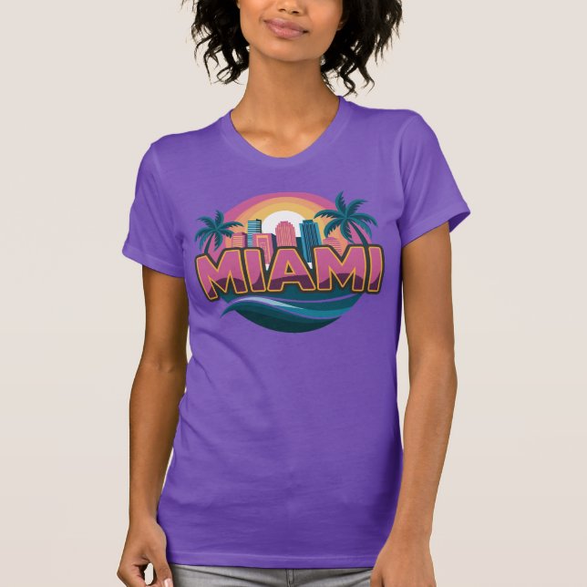 Miami Florida United States T-Shirt (Front)